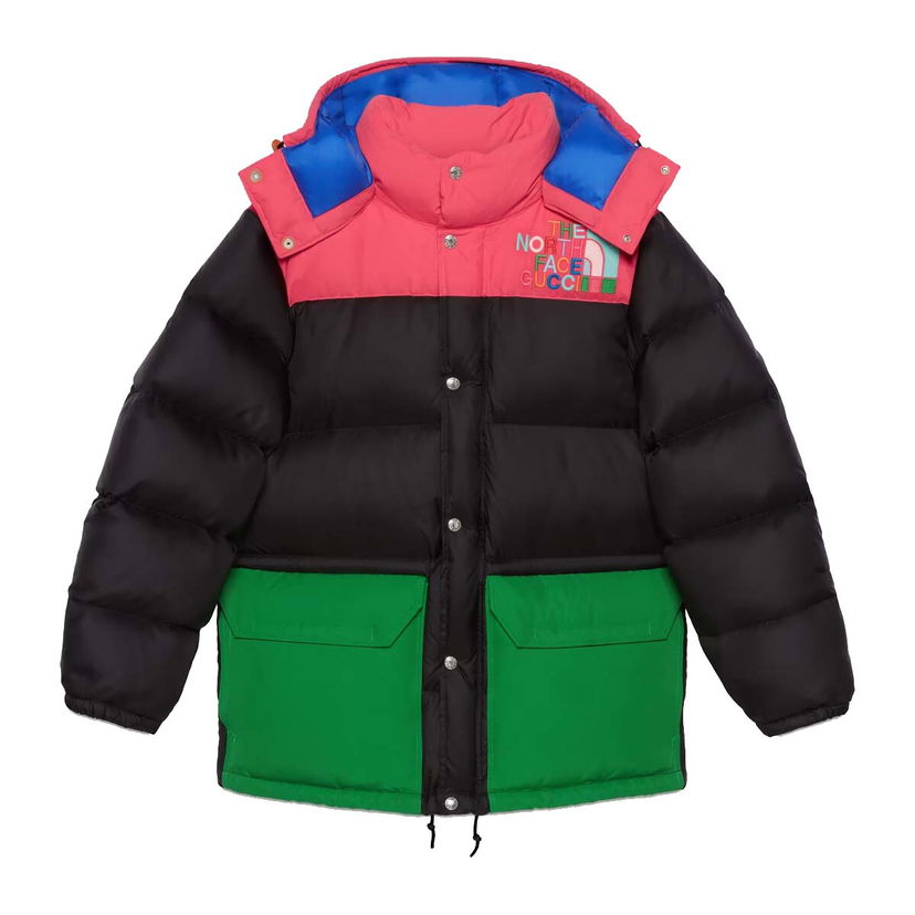 Pernata jakna Gucci The North Face x Down Jacket Black/Multicolor Višebojno | 672444 XAAEO 1171