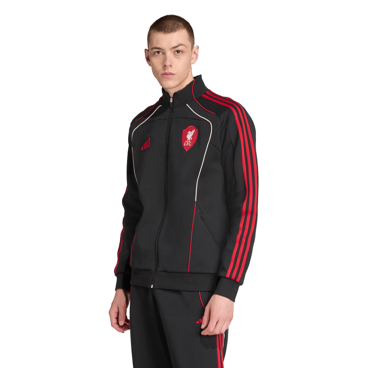Trenerka adidas Originals LFC Striped Track Jacket Crna | JW5475, 0