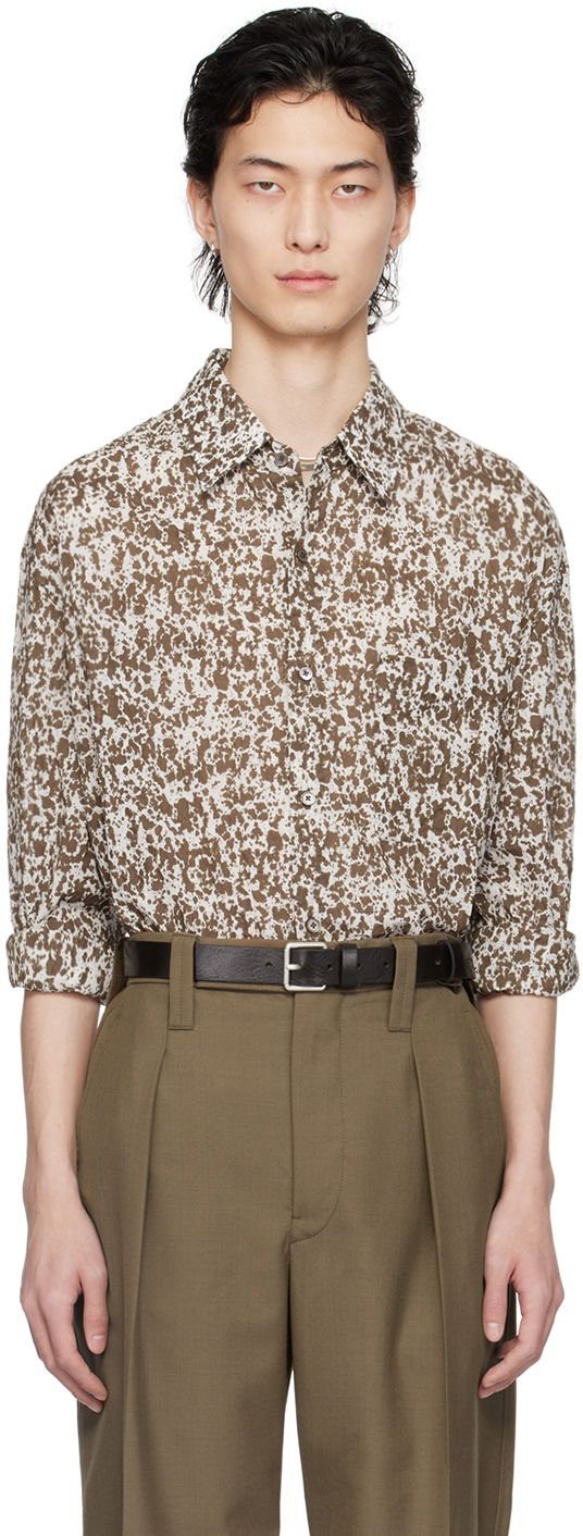 Košulja LEMAIRE Regular Print Shirt Bijela | SH1095 LF1242