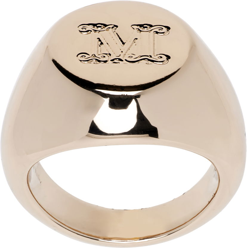 Prsten Max Mara Max Mara MM Chevalier 1 Signet Ring Metalik | 2524756211600
