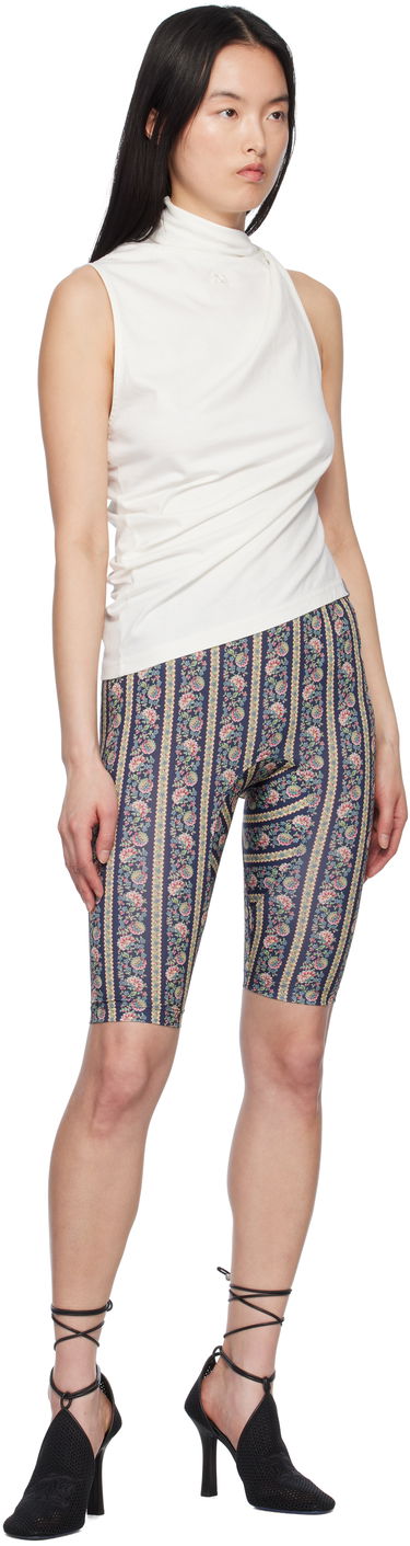 Kratke hlače Vivienne Westwood Vivienne Westwood Floral Print Cycling Shorts Tamnoplava | 3J01000E-J008A-, 3