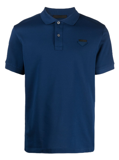 Polo majica Prada Pique Polo Tee Tamnoplava | UJN444S181XGS