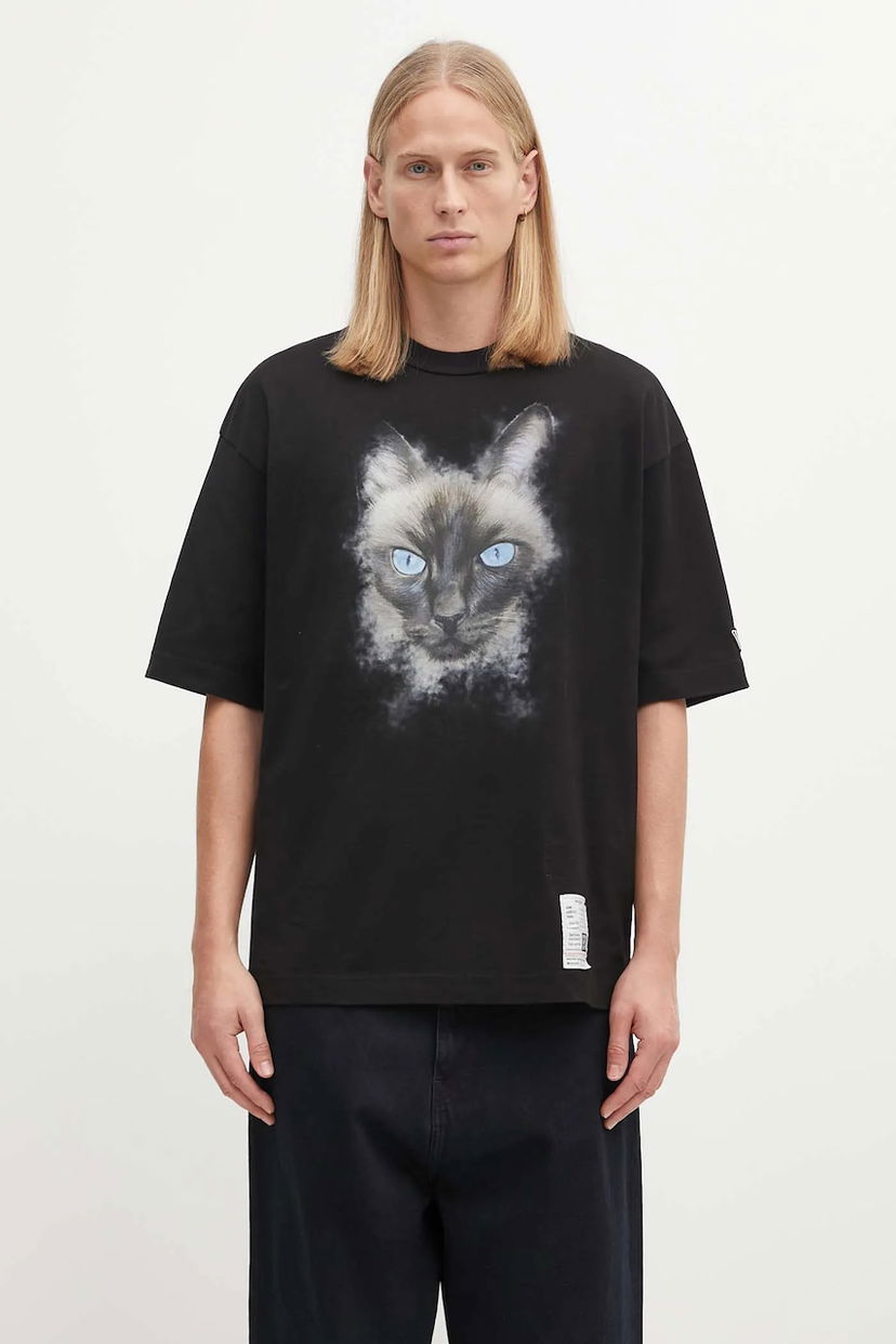 Majica kratkih rukava Maison MIHARA YASUHIRO Maison MIHARA YASUHIRO T-Shirt CAT PRINTED Crna | J15TS762