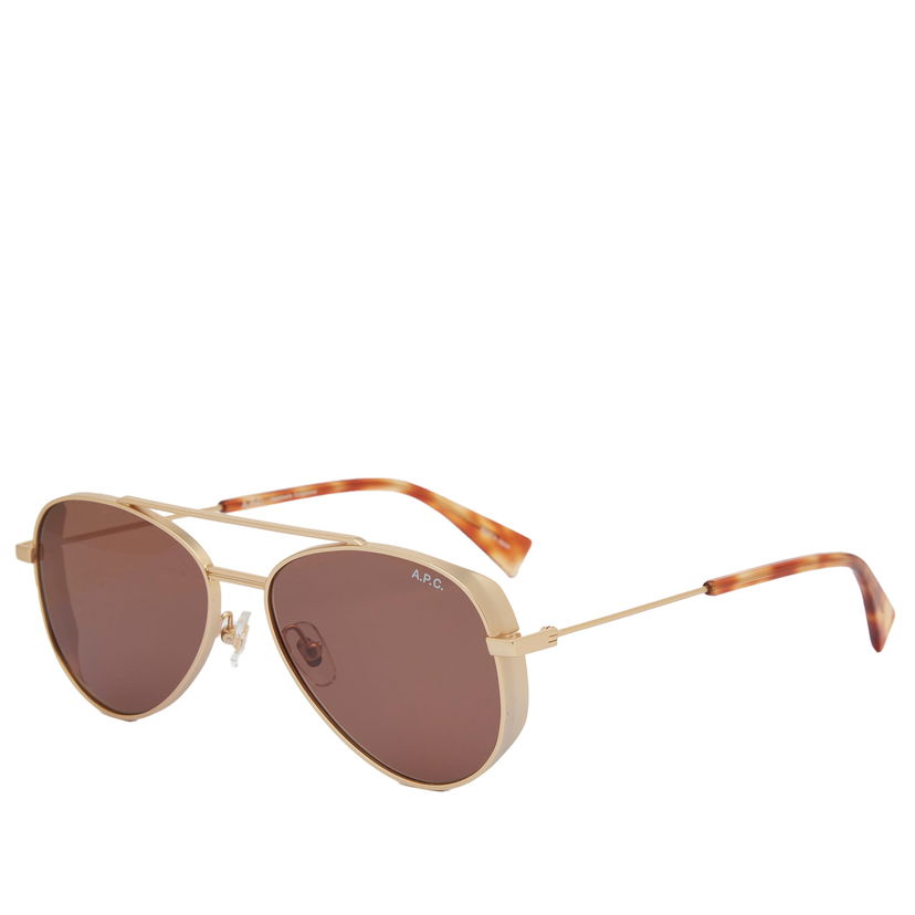 Sunčane naočale A.P.C. A.P.C. Bill Aviator Sunglasses Smeđa | MEAEJ-M75013-RAA