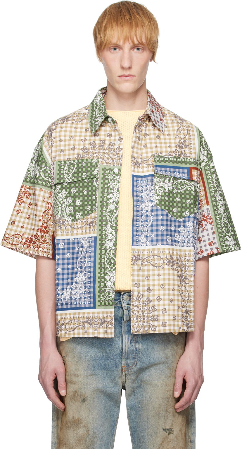 Košulja Rhude Rhude Bandana Boxy Work Shirt Višebojno | RHSS25SR05217