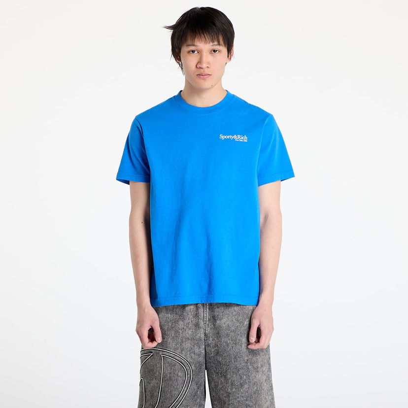 Majica kratkih rukava Sporty & Rich Sporty & Rich Health is Wealth T-Shirt Plava | TO043622300BL67