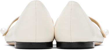 Tenisice i cipele Jimmy Choo Jimmy Choo Elisa Ballerina Flats Bijela | ELISA FLAT, 1
