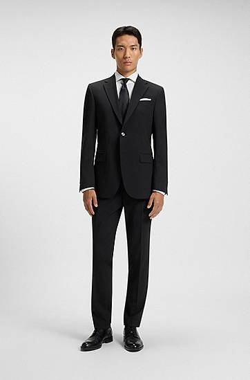 Košulja BOSS Regular-fit shirt in stretch-cotton twill Bijela | 50479948, 1
