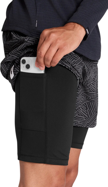 Kratke hlače Saysky Reflective Pace 2 in 1 Shorts 5'' Crna | omrsh20c1050-omrsh20c1050, 2