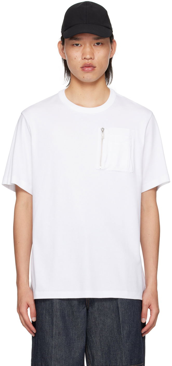 Majica kratkih rukava Helmut Lang Utility Pocket T-Shirt Bijela | O04HM596