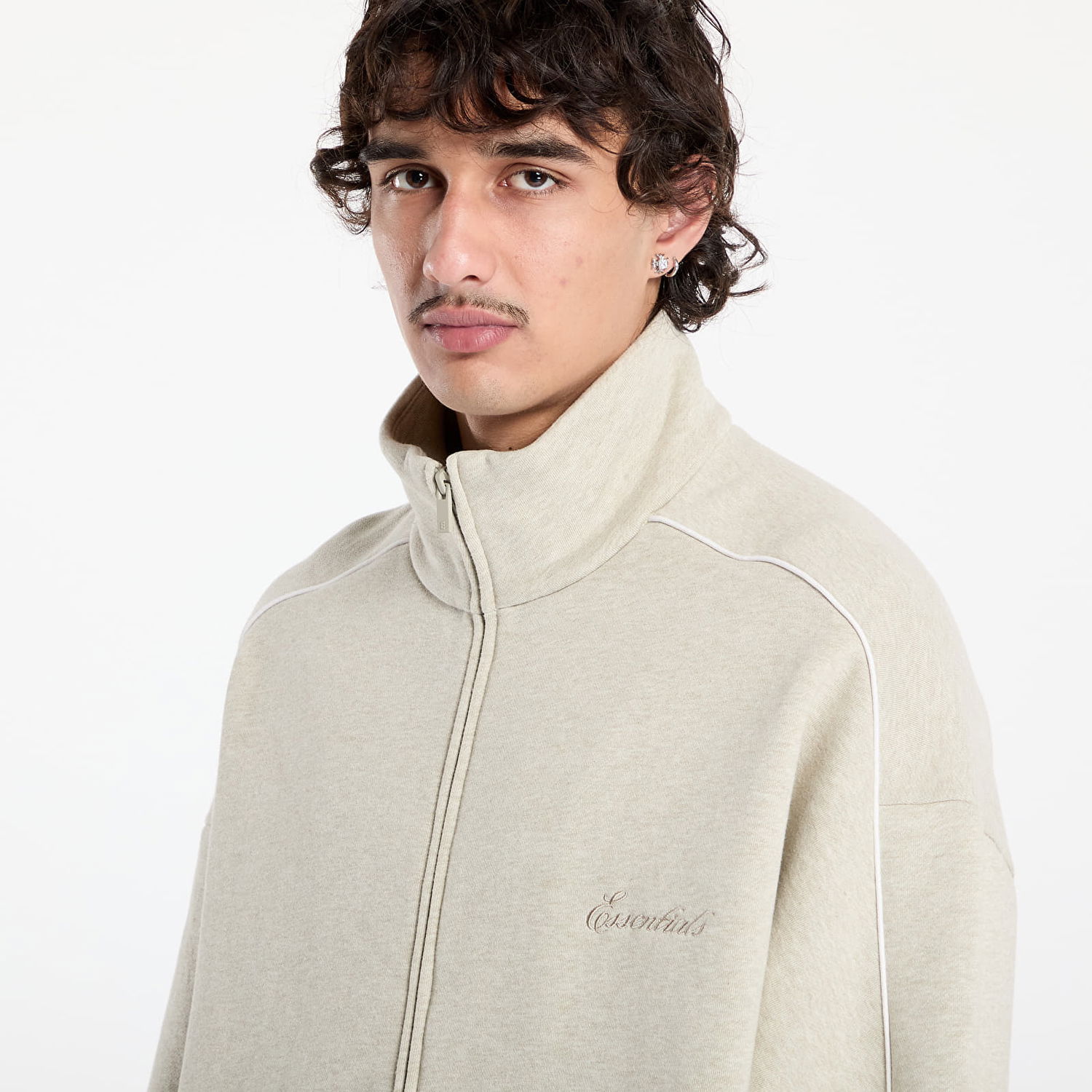 Jakna Fear of God Fear of God Essentials Modern Track Jacket Bež | 202SP256892F-312, 1