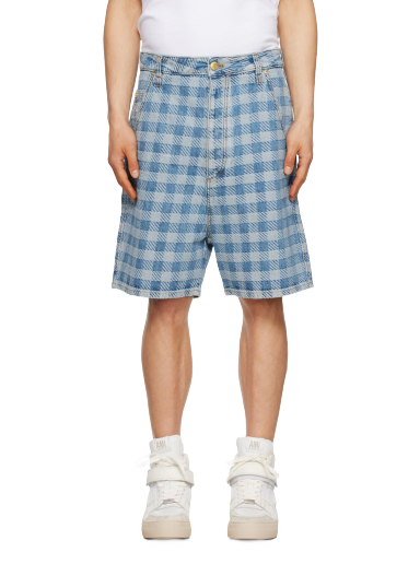 Kratke hlače AMI Alex Denim Shorts Plava | HSO600.DE0010