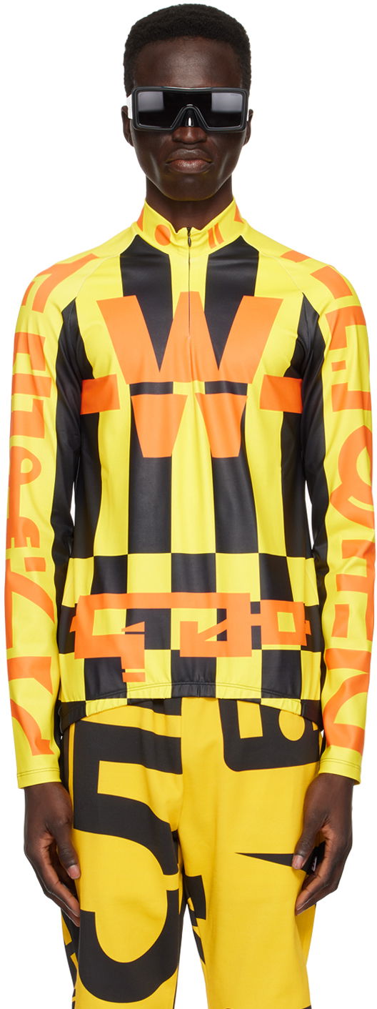 Dres Walter Van Beirendonck Walter Van Beirendonck Cosmic Dancer Bike Long Sleeve T-Shirt Žuta | 7001