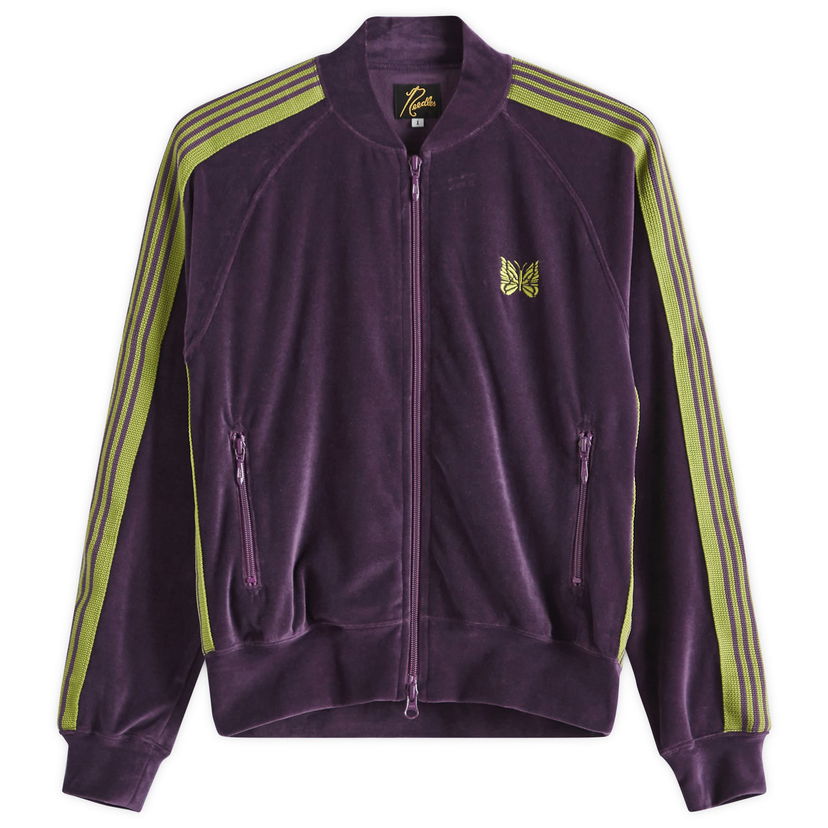 Trenerka Needles Needles Women's Rib Collar Track Jacket, Size Large Ljubičasta | QV319-A