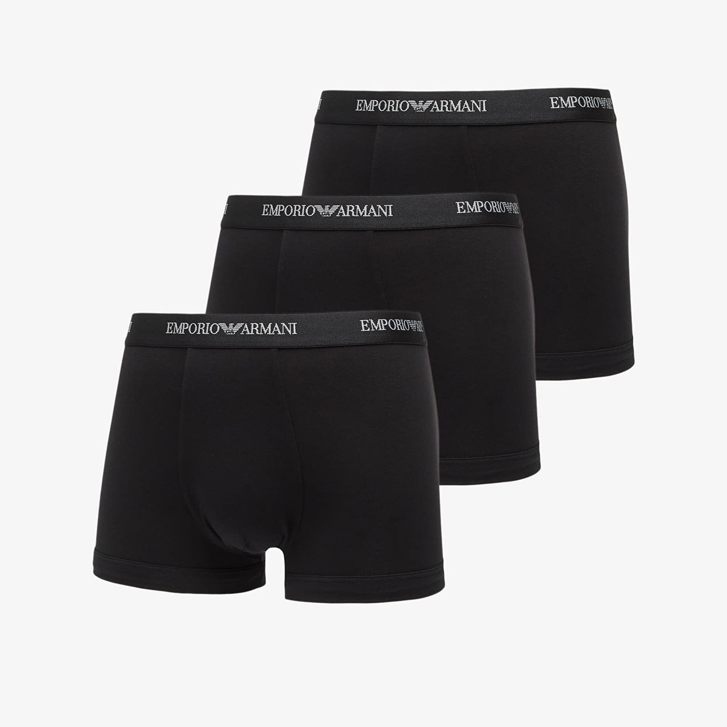Bokserice Emporio Armani EA7 Bottom Trunk 3-Pack Black/ Black/ Black Crna | EM000259AF14132MC061, 0