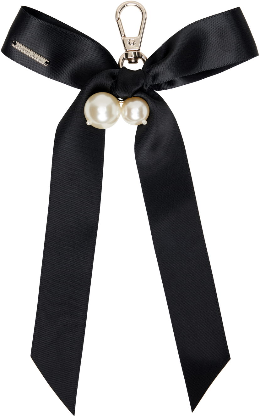 Privjesci za ključeve Simone Rocha Simone Rocha Bow & Pearl Bag Charm Keychain Crna | KEYCHAIN3 0904