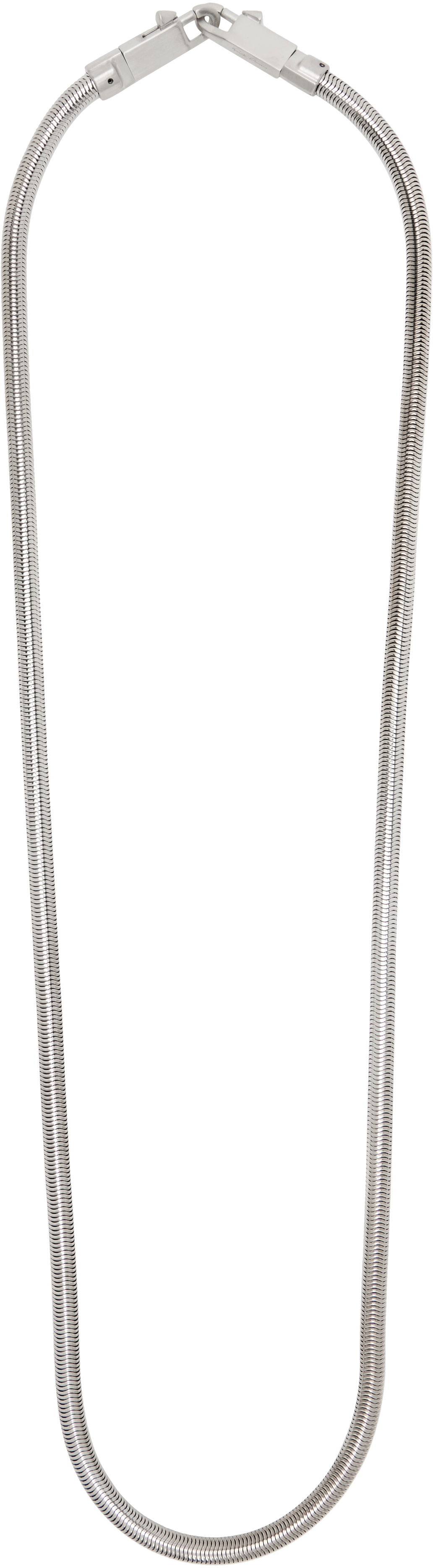 Ogrlica Rick Owens Rick Owens Concordians Snake Chain Necklace Metalik | RA02E0799 MET, 0