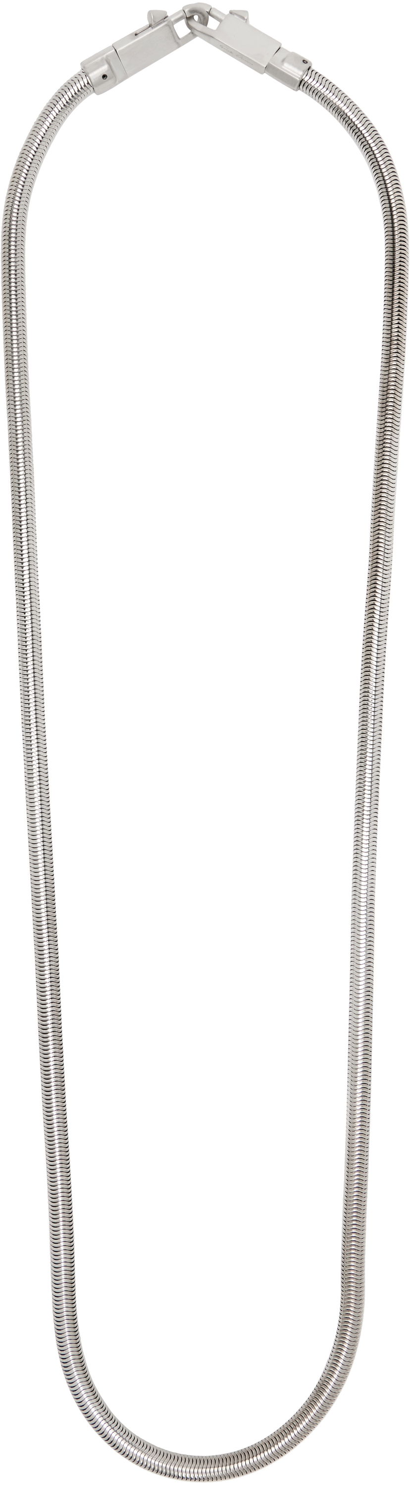 Ogrlica Rick Owens Rick Owens Concordians Snake Chain Necklace Metalik | RA02E0799 MET