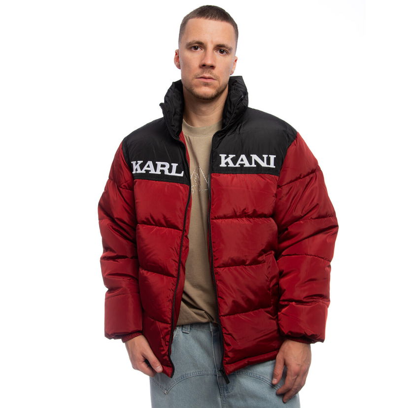 Pernata jakna Karl Kani Karl Kani Retro Essential Puffer Jacket Crvena | PD00007603