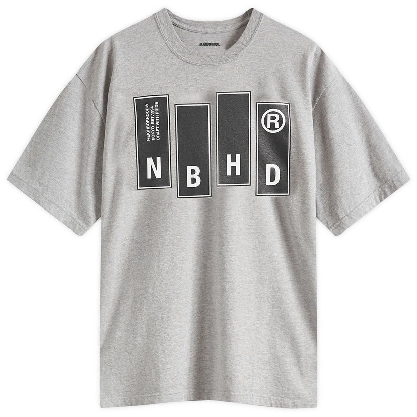 Majica kratkih rukava Neighborhood 26 Printed Siva | 241PCNH-ST26-GY