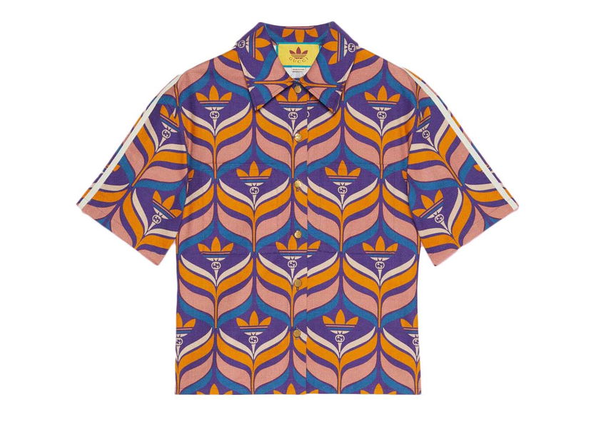 Košulja Gucci adidas x Interlocking G And Trefoil Shirt Orange Multicolor Višebojno | 703002 ZAJS5 7694