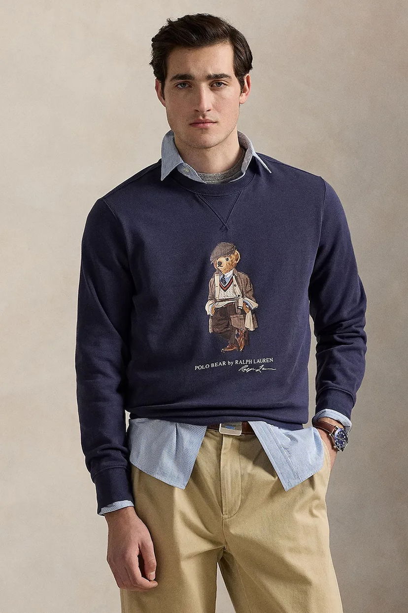 Dukserice Polo by Ralph Lauren Polo Ralph Lauren Bear Sweatshirt Tamnoplava | 710980305