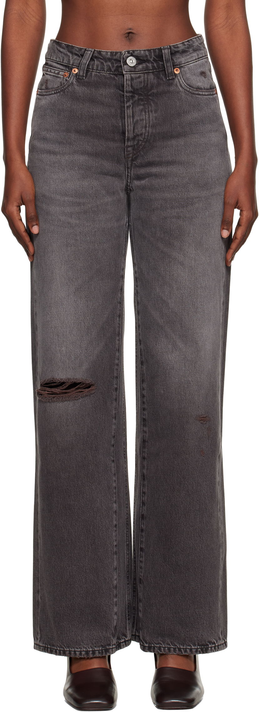Jeans OUR LEGACY Our Legacy Treble Cut Jeans Siva | W4255TH