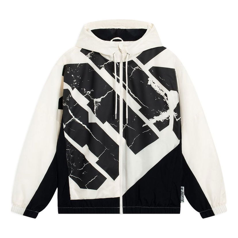 Vjetrovka Li-Ning BadFive Woven Hooded Windbreaker Bijela | AFDT059-3