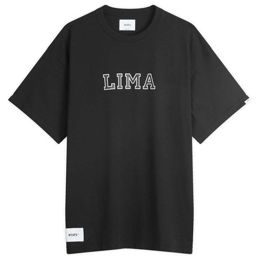 Majica kratkih rukava WTAPS Phonetic Print T-Shirt Crna | 242ATDT-CSM05-BLK