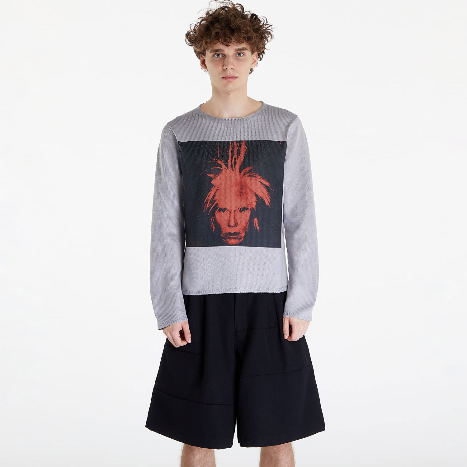 Džemper Comme des Garçons SHIRT Sweater Siva | FM-N004 red, 0