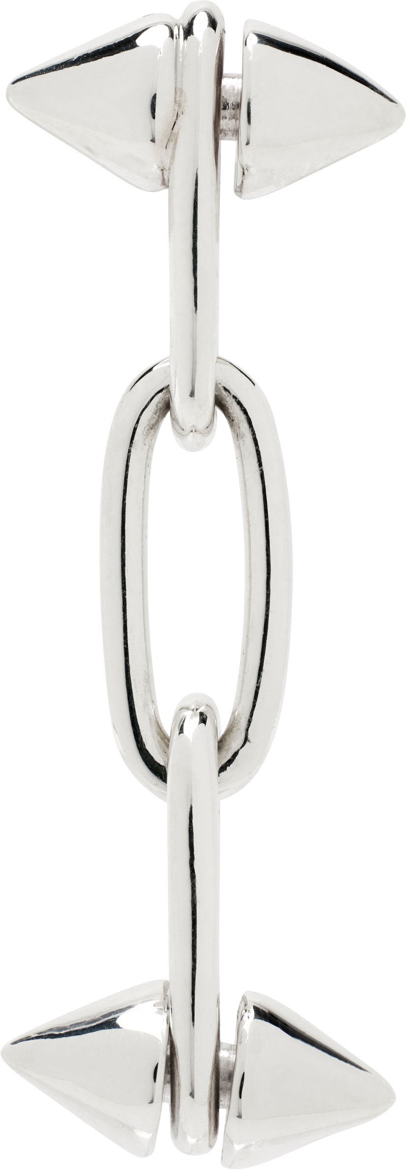 Naušnice MARTINE ALI Martine Ali Silver Mistico Drop Single Earring Metalik | MASS25047
