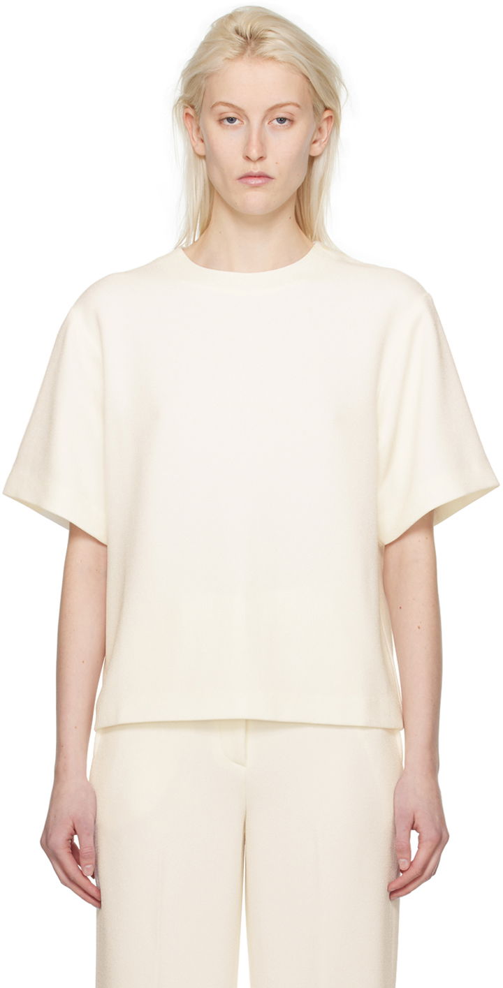 Majica kratkih rukava Anine Bing Maddie Short Sleeve T-Shirt Bijela | A-07-9806-100