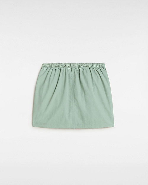 Suknja Vans Riley Nylon Mini Skirt Zelena | VN000KG6CJL, 1