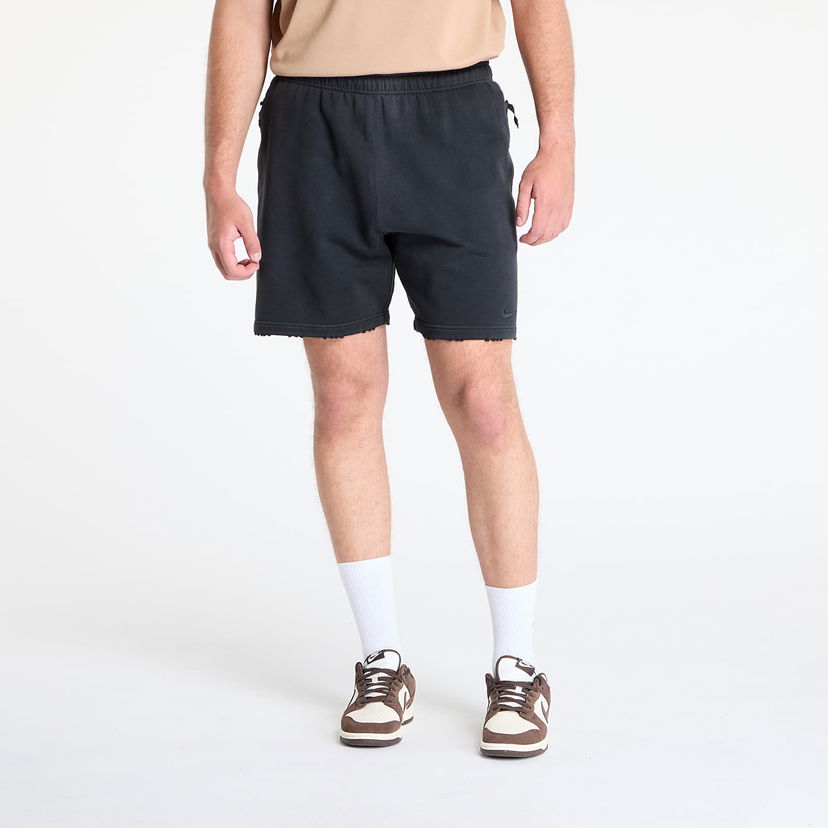 Kratke hlače Nike Solo Swoosh French Terry Shorts Crna | IB8955-010