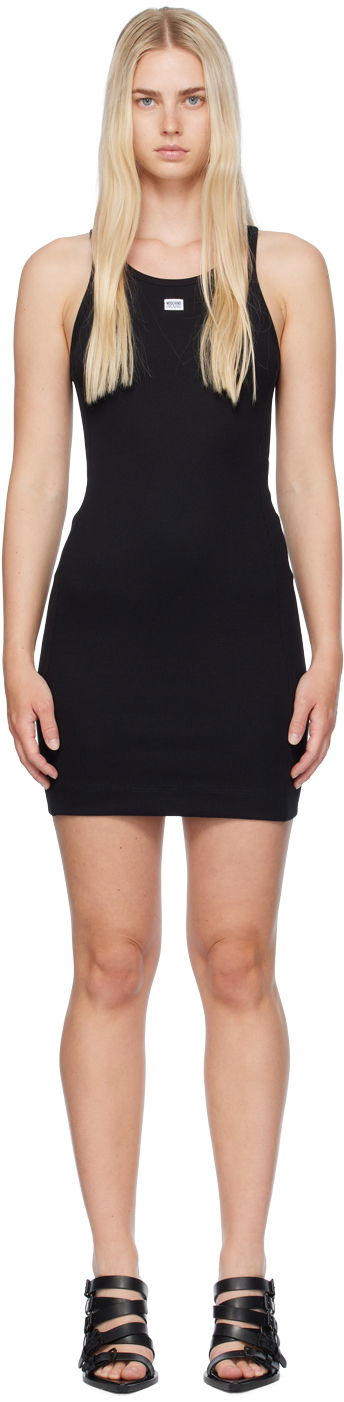 Haljina Moschino Moschino Jeans Patch Mini Dress Crna | 242K10446
