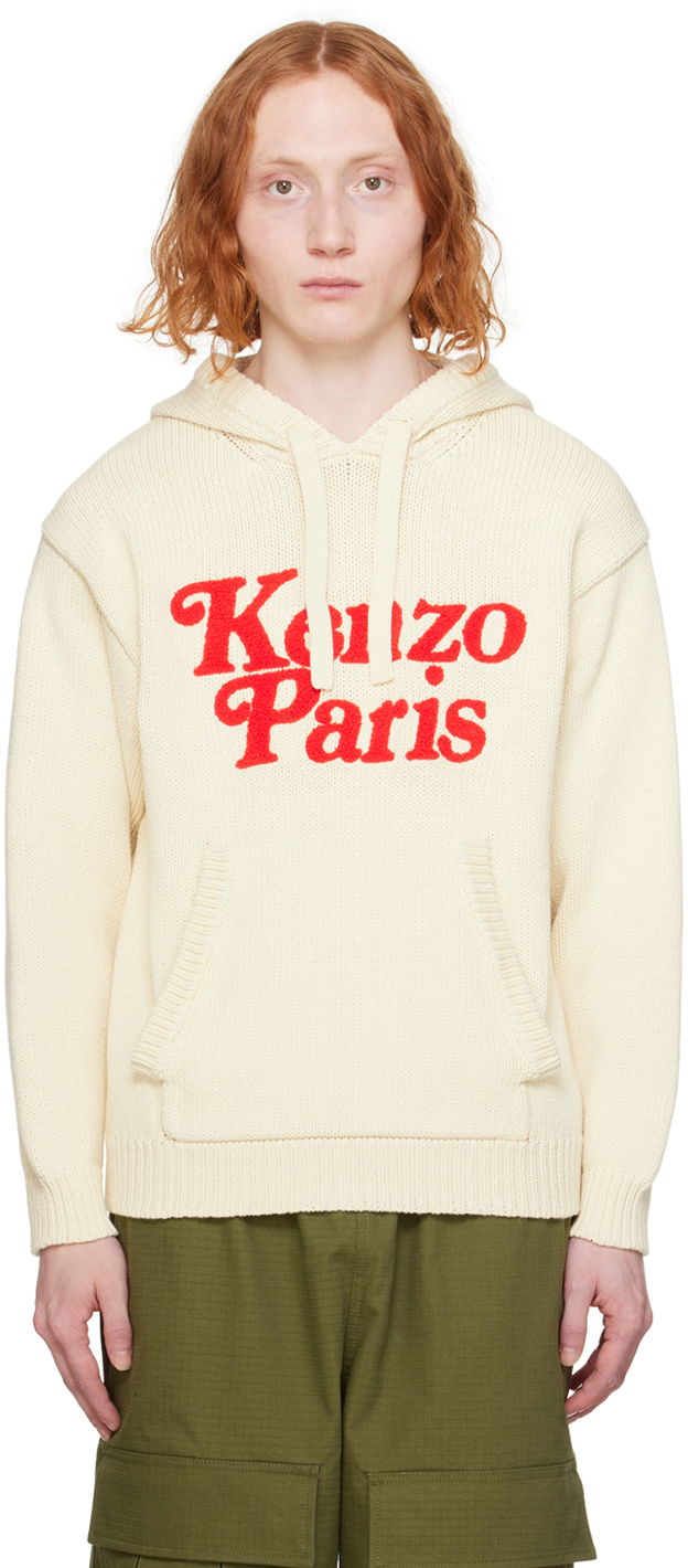 Dukserice KENZO Verdy x Hoodie Bijela | FE58PU0113BE