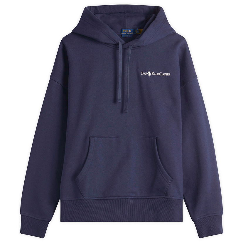 Dukserice Polo by Ralph Lauren Ralph Lauren Embroidered Logo Relaxed Fit Hoodie Tamnoplava | 710961135003