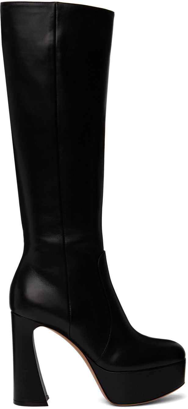 Odjeća Gianvito Rossi Gianvito Rossi Platform Boots Crna | G80267.70RIC.NAP