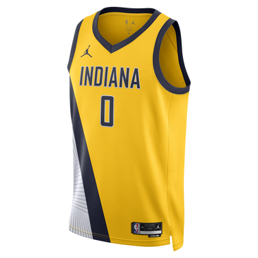 Dres Jordan Dri-FIT NBA Indiana Pacers Statement Edition Swingman Jersey Žuta | DO9528-731, 2