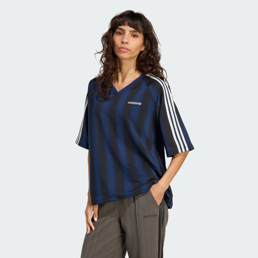 Majica kratkih rukava adidas Performance Linear Logo Oversized Tee Plava | JY2854