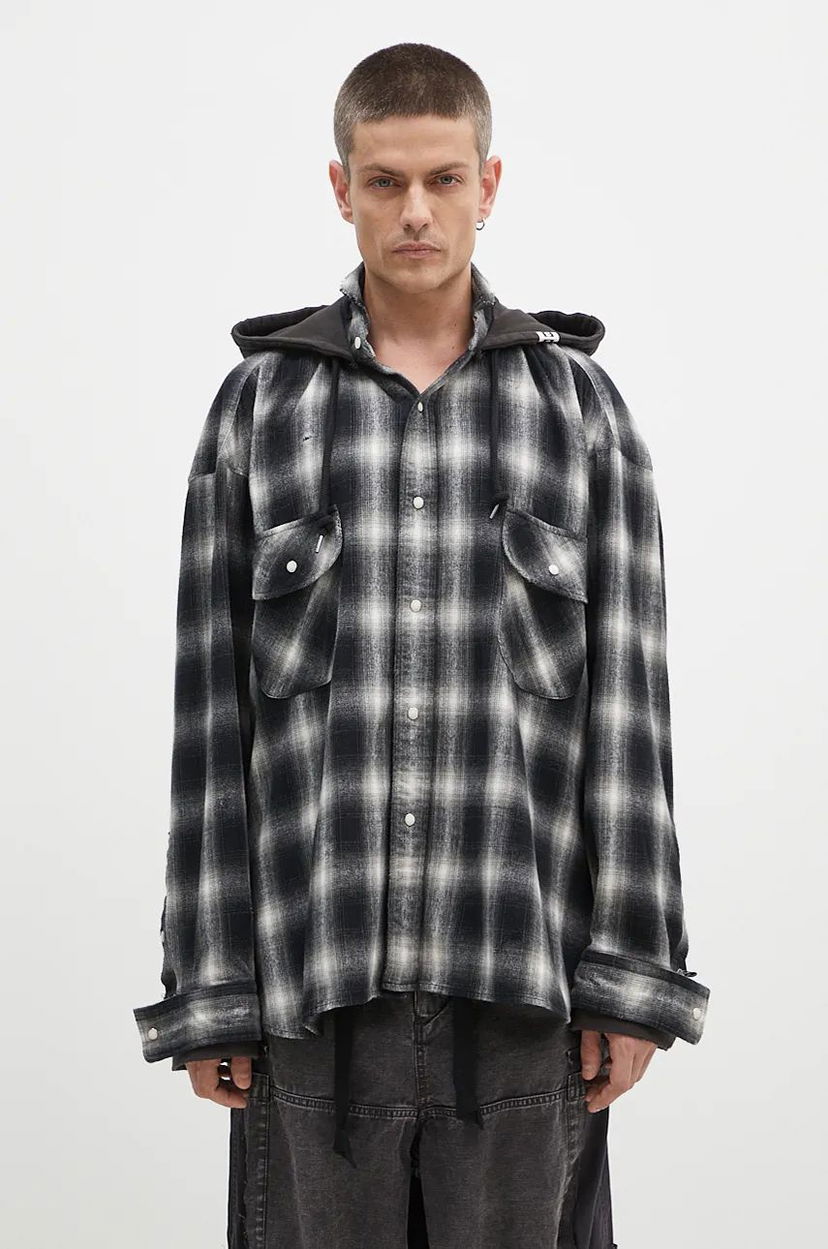 Dukserice Maison MIHARA YASUHIRO Relaxed Fit Sweat Hoodie Crna | J13SH182