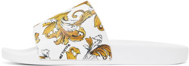 Tenisice i cipele Versace Versace Jeans Couture Outline Barocco Pool Slides Bijela | E78YA3SQ4_EZS365, 2