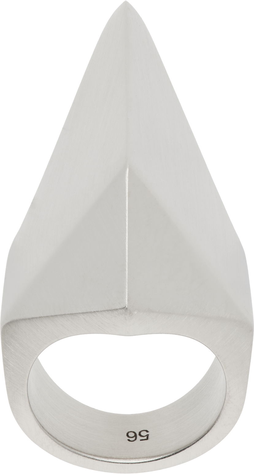 Prsten Rick Owens Rick Owens Hollywood Pyramid Ring Metalik | RJ0000089 MMT