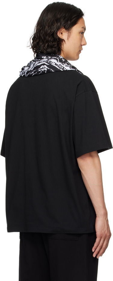 Majica kratkih rukava We11done We11done Wrinkled Muffler T-Shirt Crna | WD-TT1-25-732-U-BK, 2