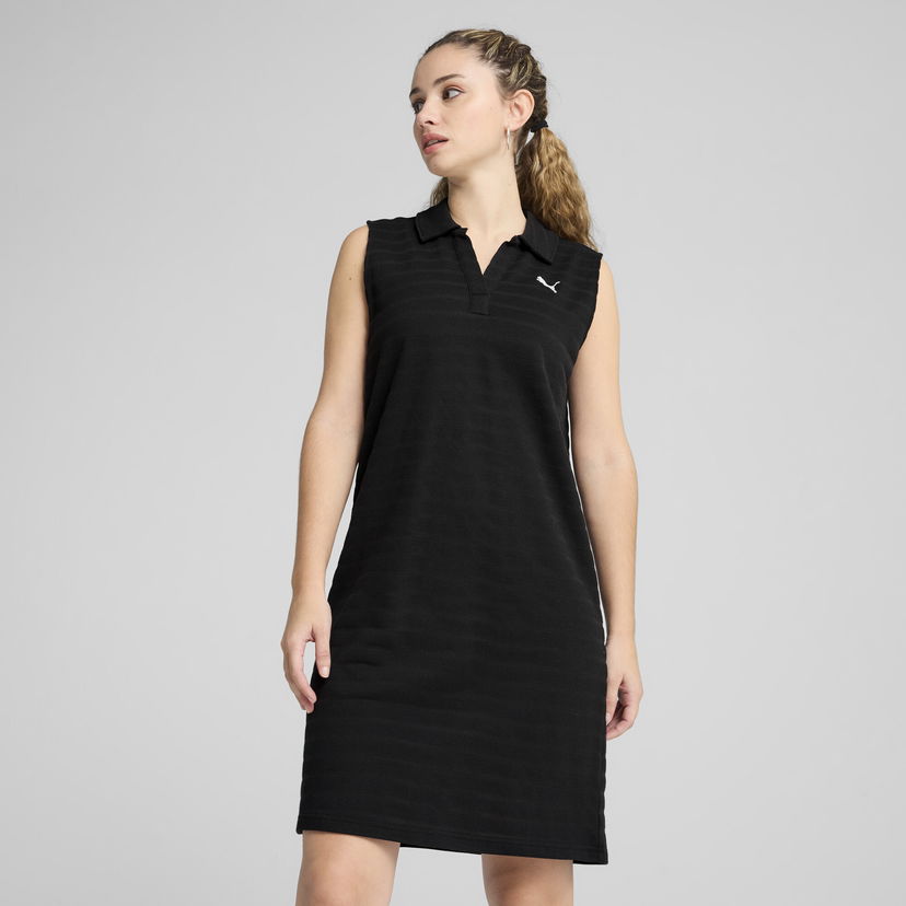 Haljina Puma ESS Elevated Structured Sleeveless Dress Crna | 685029_01