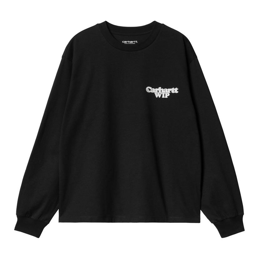 Majica kratkih rukava Carhartt WIP Long Sleeve Charms T-Shirt Crna | I034412_4