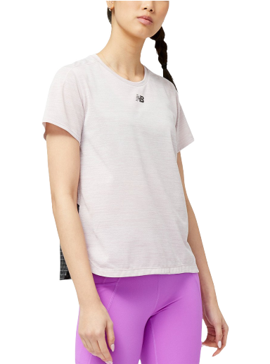 Majica kratkih rukava New Balance Impact Run Luminous Tee Bijela | wt31251-sir