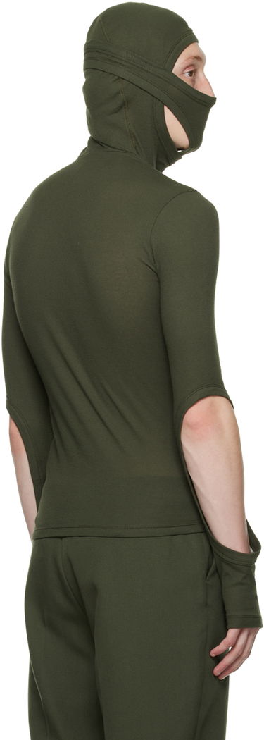 Džemper Dion Lee Dion Lee Interlock Mask Turtleneck Top Zelena | C3078F22, 2
