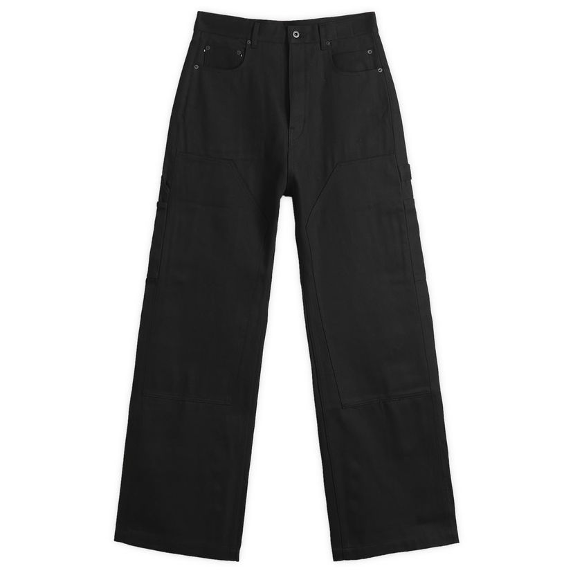Jeans Rick Owens Geth Double Knee Jeans Size 30 Crna | DL01E6387-BLKJP-09