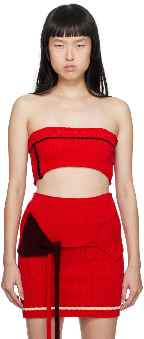 Suknja Ottolinger Ottolinger Patch Tube Top Crvena | 708101